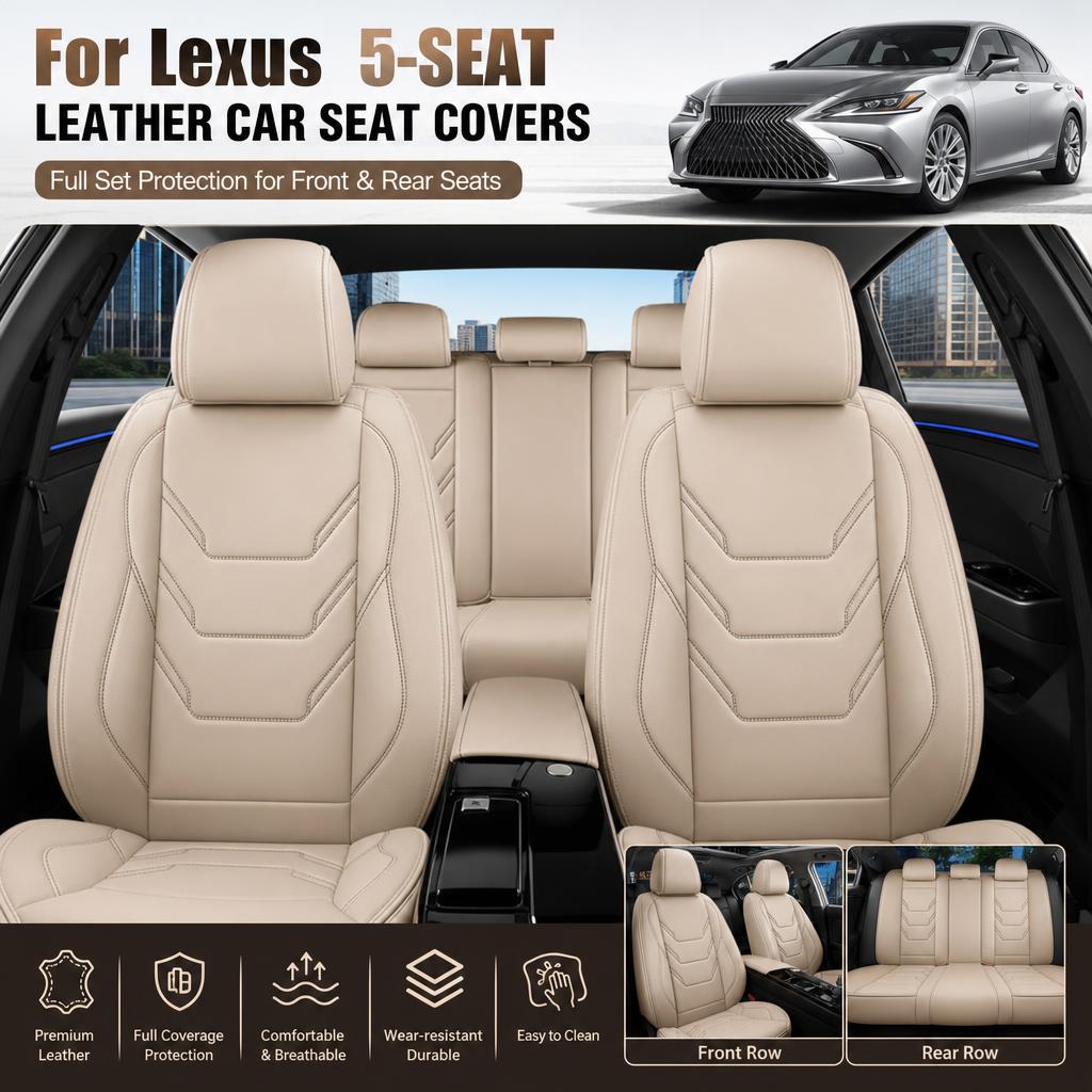 Surge Protector Rack - Fundas de Asiento de Coche Premium