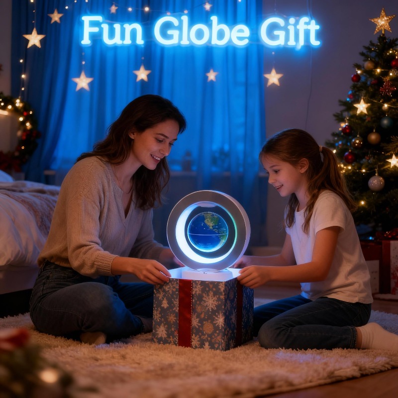 Cool Office Tech Gadgets - Altavoz Bluetooth con Globo Levitante, Lámpara