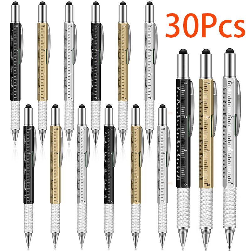 Cool Office Tech Gadgets - Bolígrafo multiherramienta 6 en 1 para