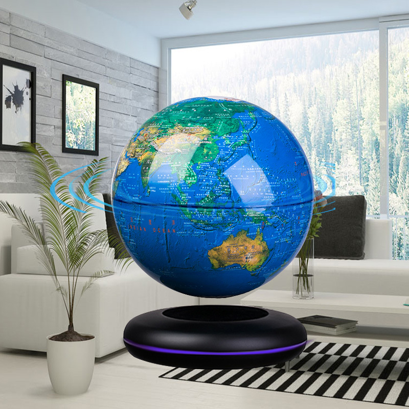 Office Tech - Globo terráqueo de levitación magnética de
