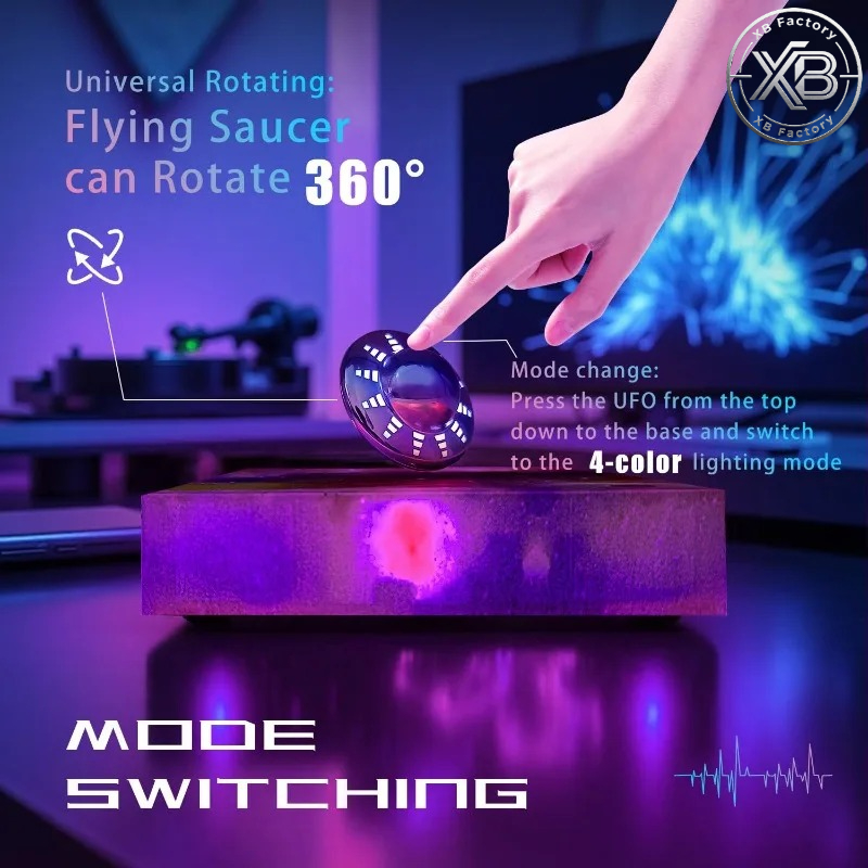 Lámpara OVNI Levitante con Rot - Cool Office Tech Gadgets reseña y precio