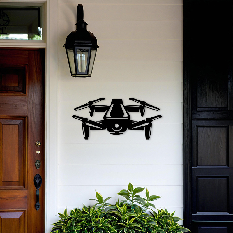 Moderna Silueta de Dron en Alu - Office Tech reseña y precio
