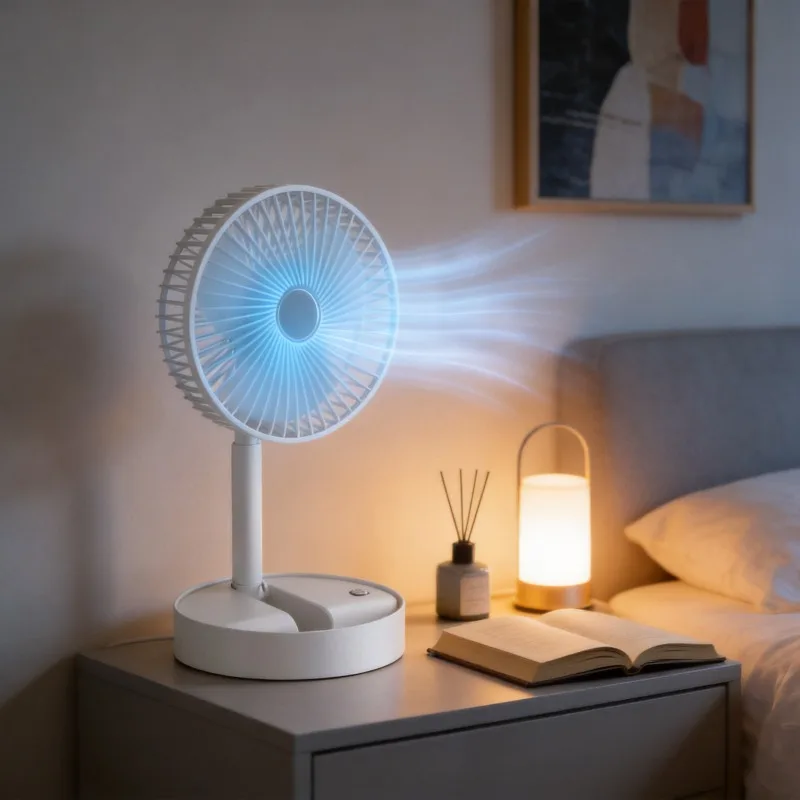 Ventilador USB Recargable, Min - Cool Office Tech Gadgets reseña y precio