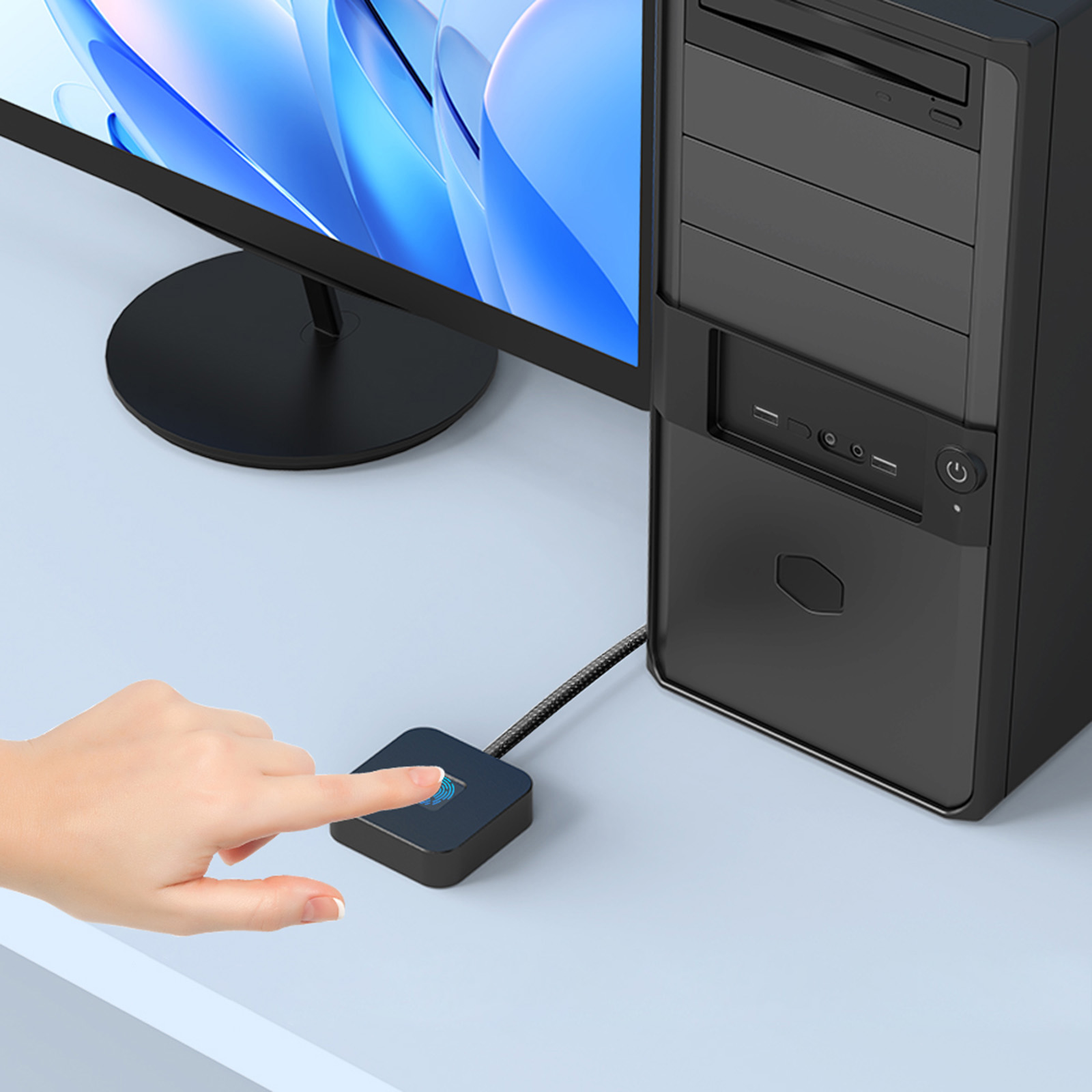Lector de huellas dactilares U - Fingerprint Reader Usb reseña y precio